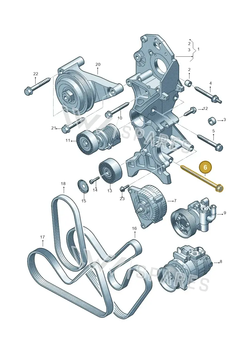 N10514503 — Volkswagen CRAFTER                06> (2006-) diagram 483903500, position 6