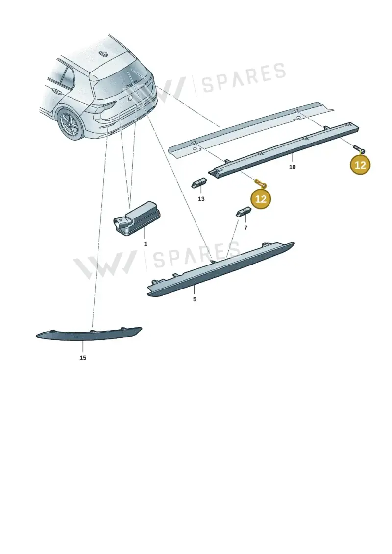 N10515003 — Skoda Superb Combi (2023-) diagram 3p0943000, position 12