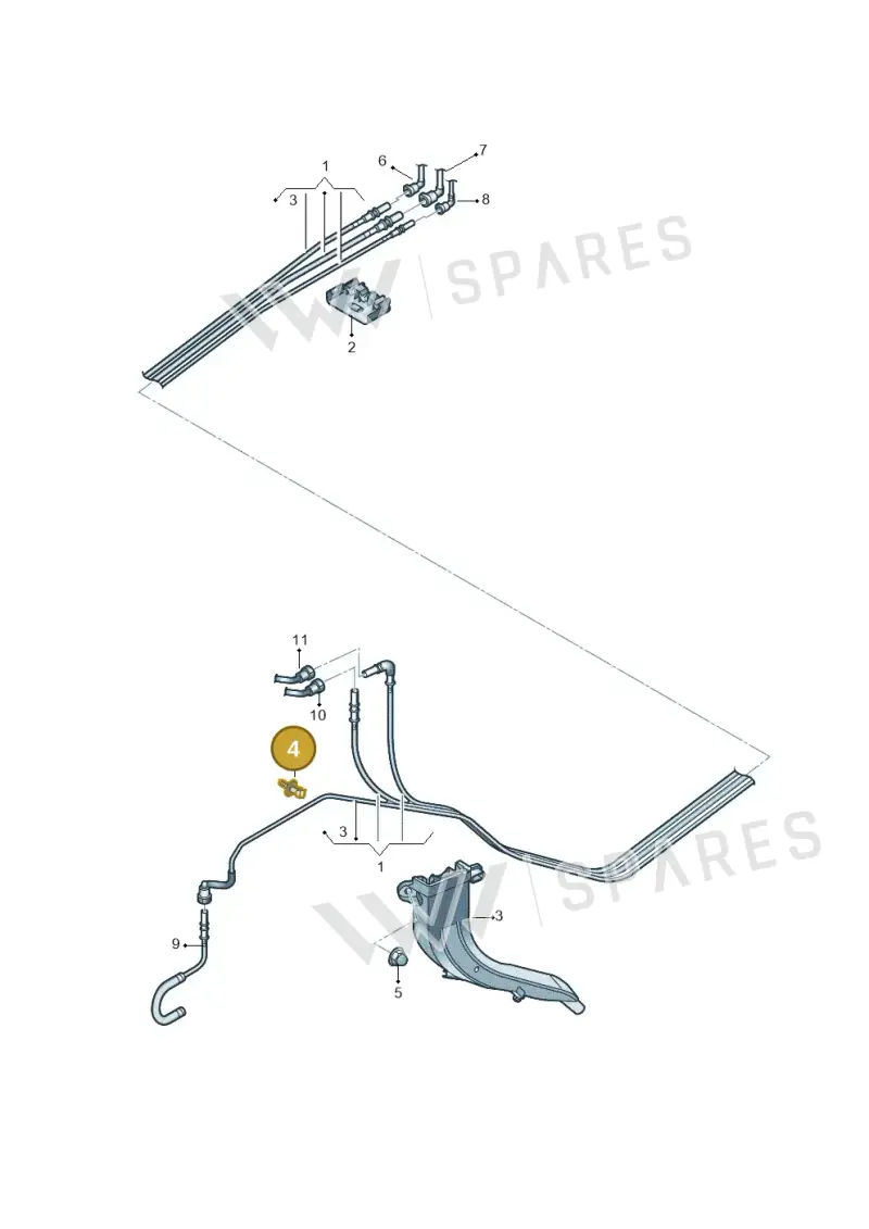 N10516502 — Volkswagen Passat estate (2023-) diagram 746201170, position 4