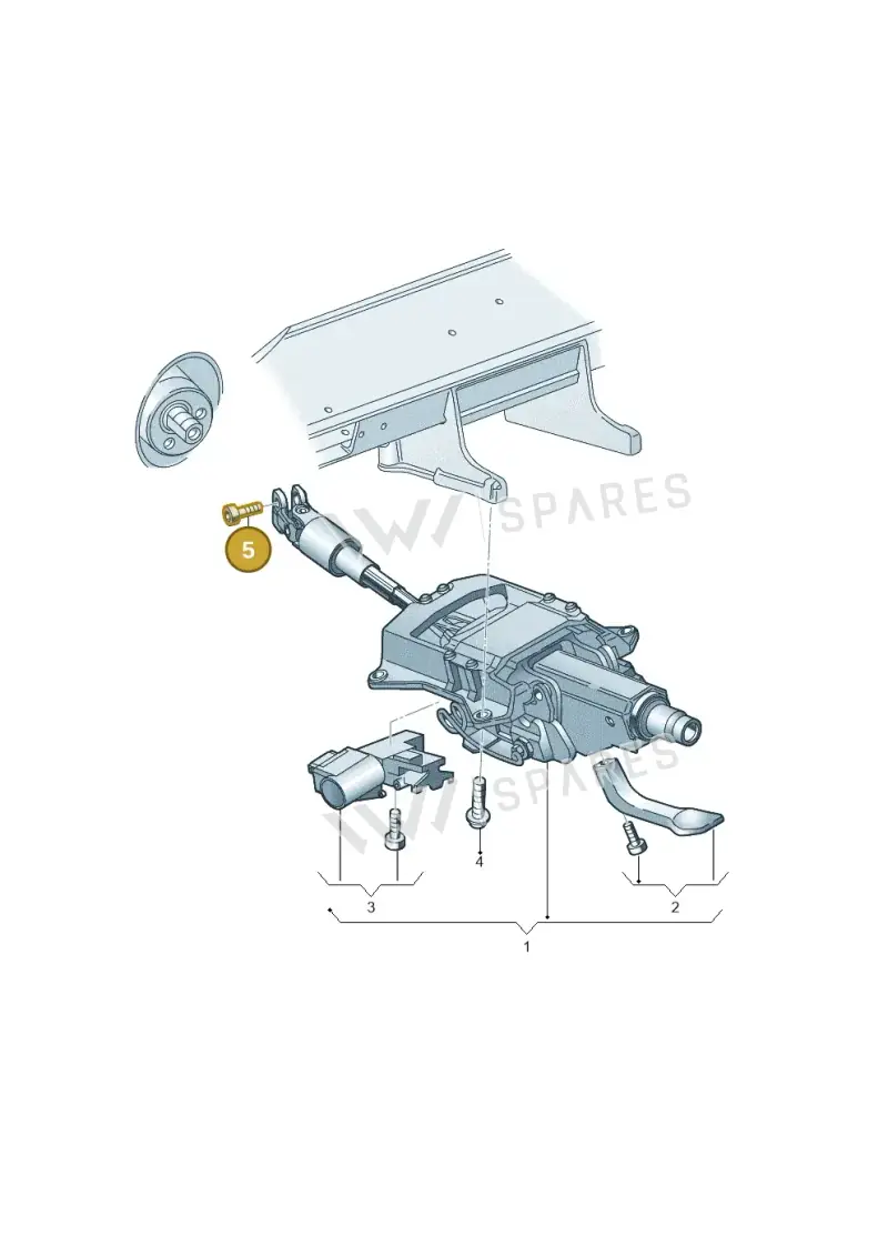 N10518404 — Volkswagen Phaeton 4motion (2010-2016) diagram 710419350, position 5