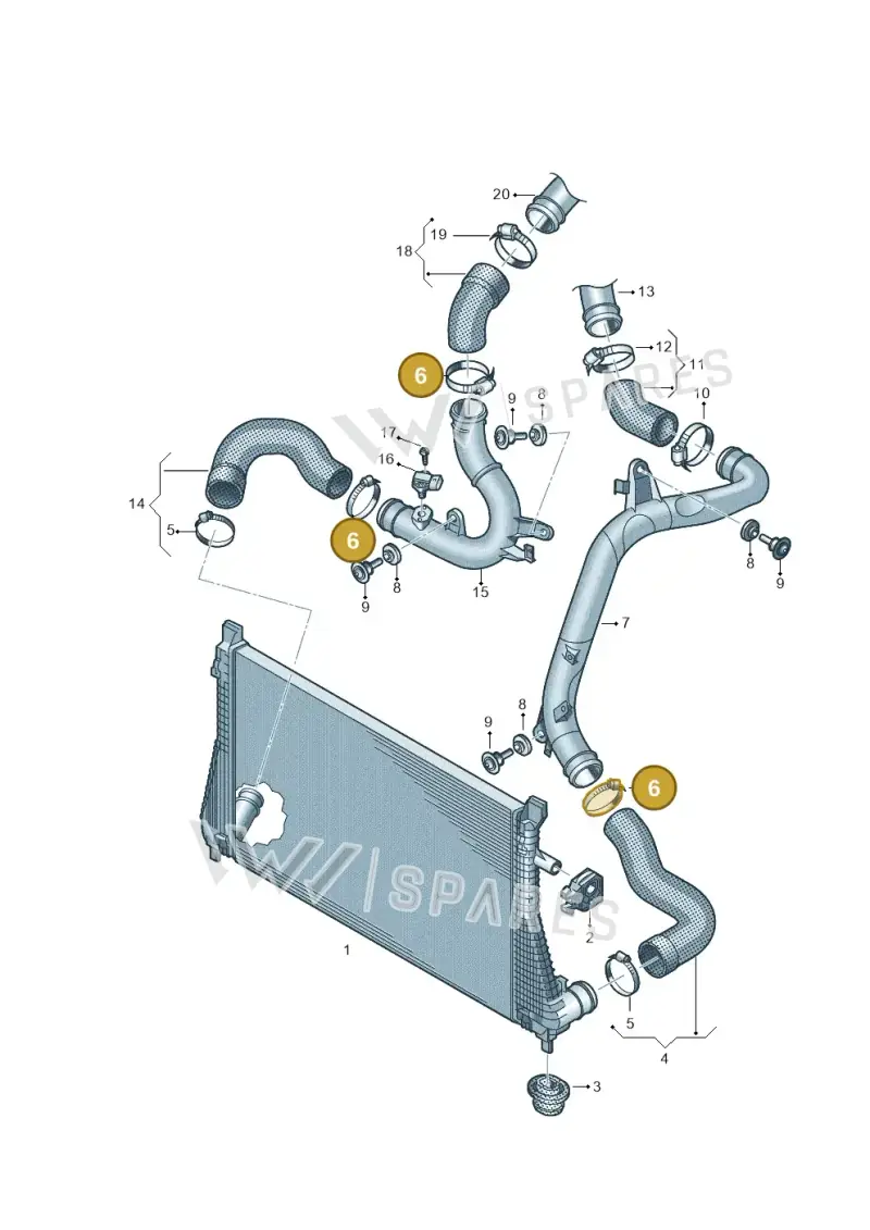 N10518901 — Volkswagen Passat estate (2023-) diagram 746145780, position 6