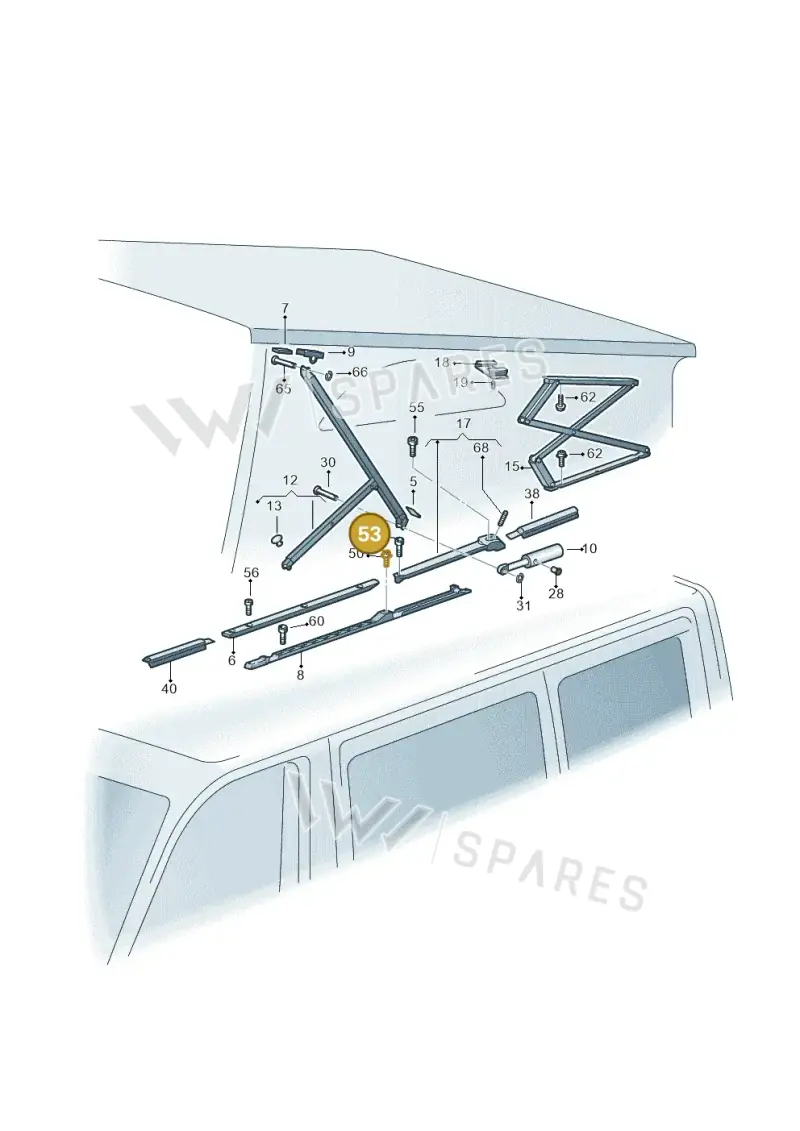 N10521102 — Volkswagen Caravelle (2019-2024) diagram 452875200, position 53