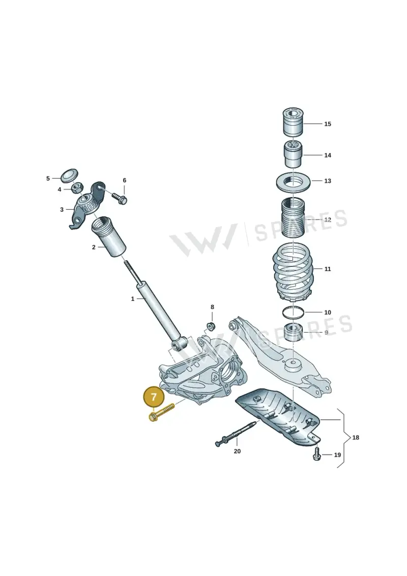 N10523102 — Volkswagen ID.Buzz (2022-) diagram 15a511010, position 7