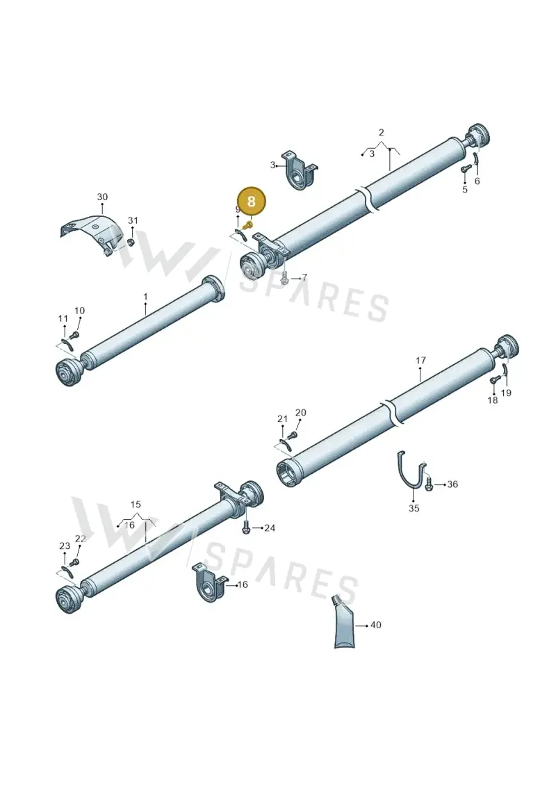 N10523402 — Volkswagen Transport. multivan (2019-2024) diagram 861521000, position 8