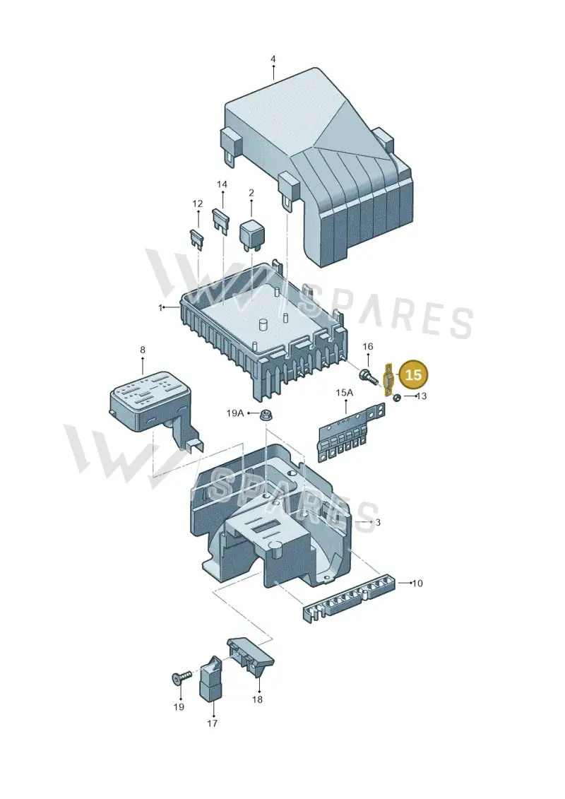N10525501 — Volkswagen Golf Cabriolet (2011-2016) diagram 718937200, position 15
