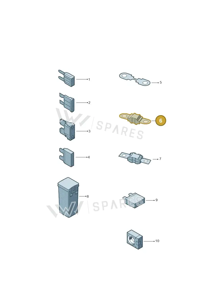 N10525501 — Volkswagen Caravelle (2019-2024) diagram 7ep937045, position 6