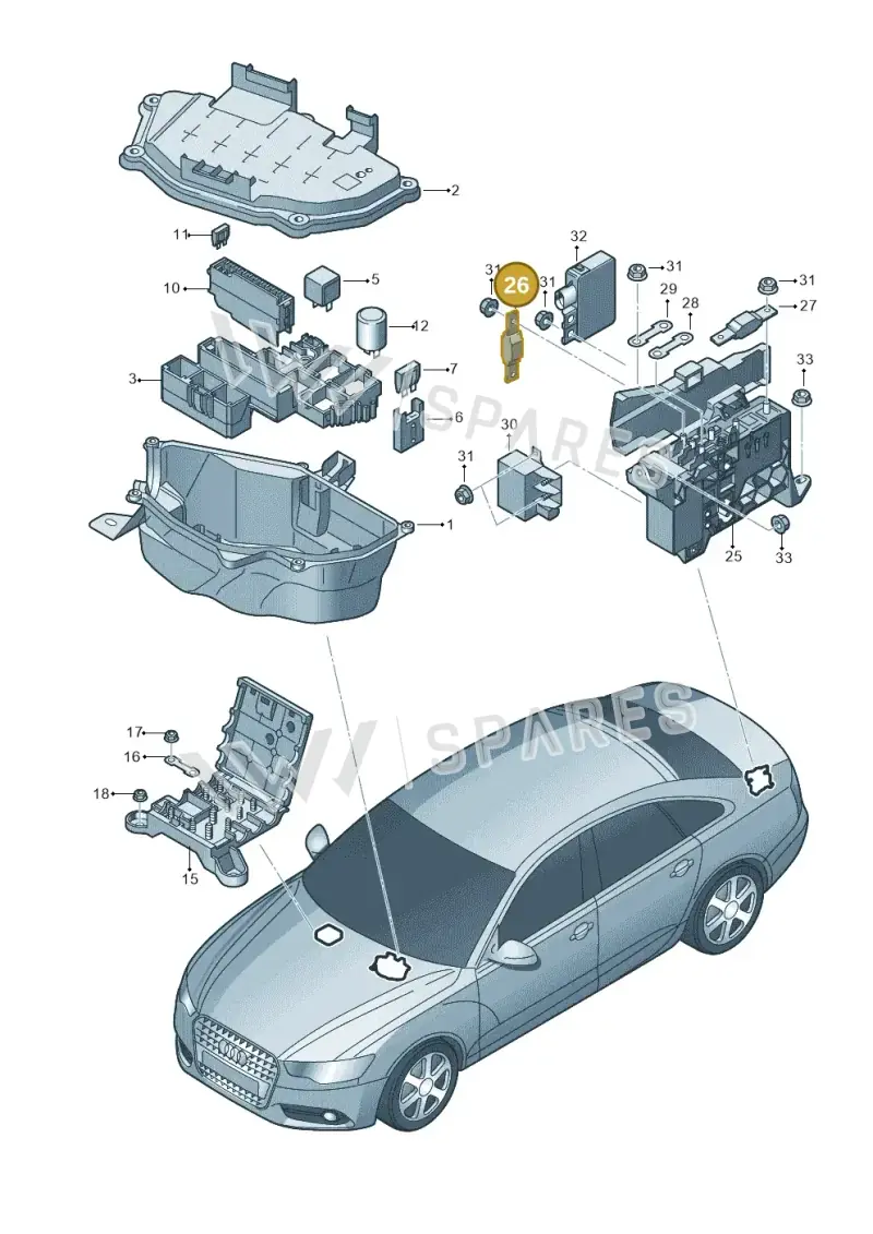 N10525602 — Audi A6 2.0 tdi (2010-2015) diagram 717937200, position 26