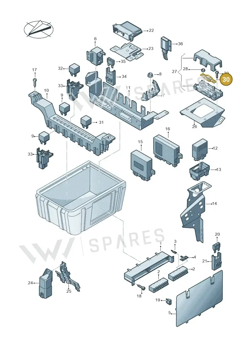 N10525602 — Volkswagen Crafter 35 panel (2011-2016) diagram 722000010, position 30