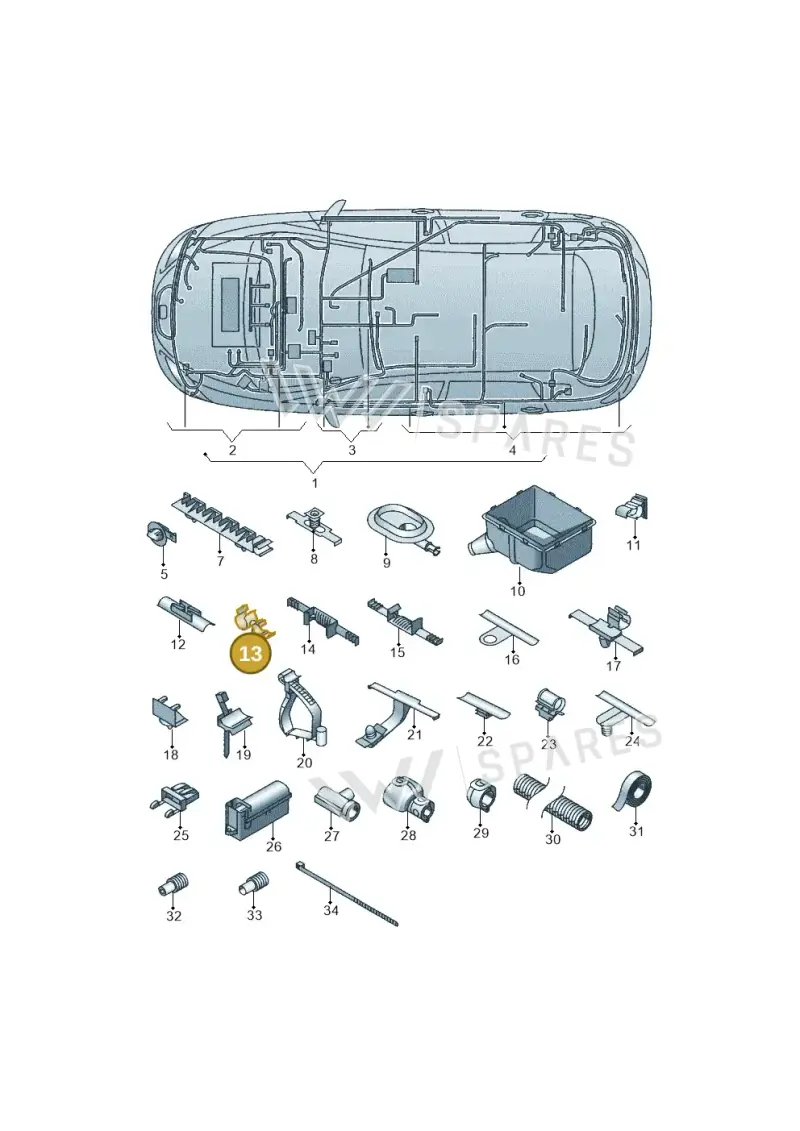 N10525701 — SEAT Altea XL (2013-) diagram 418971810, position 13