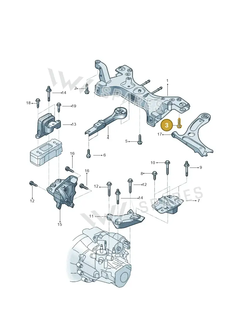 N10528602 — Volkswagen Up! 1.0 TSI (2013-2017) diagram 559199200, position 3
