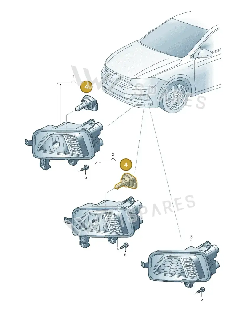N10529501 — Volkswagen Polo 1.0 BlueMotion (2017-2024) diagram 837941400, position 4