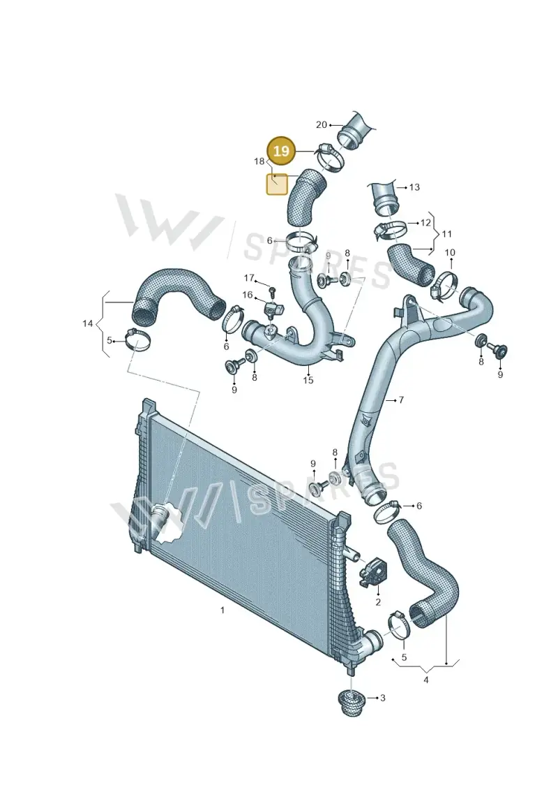 N10544401 — Volkswagen Passat estate (2023-) diagram 746145780, position 19