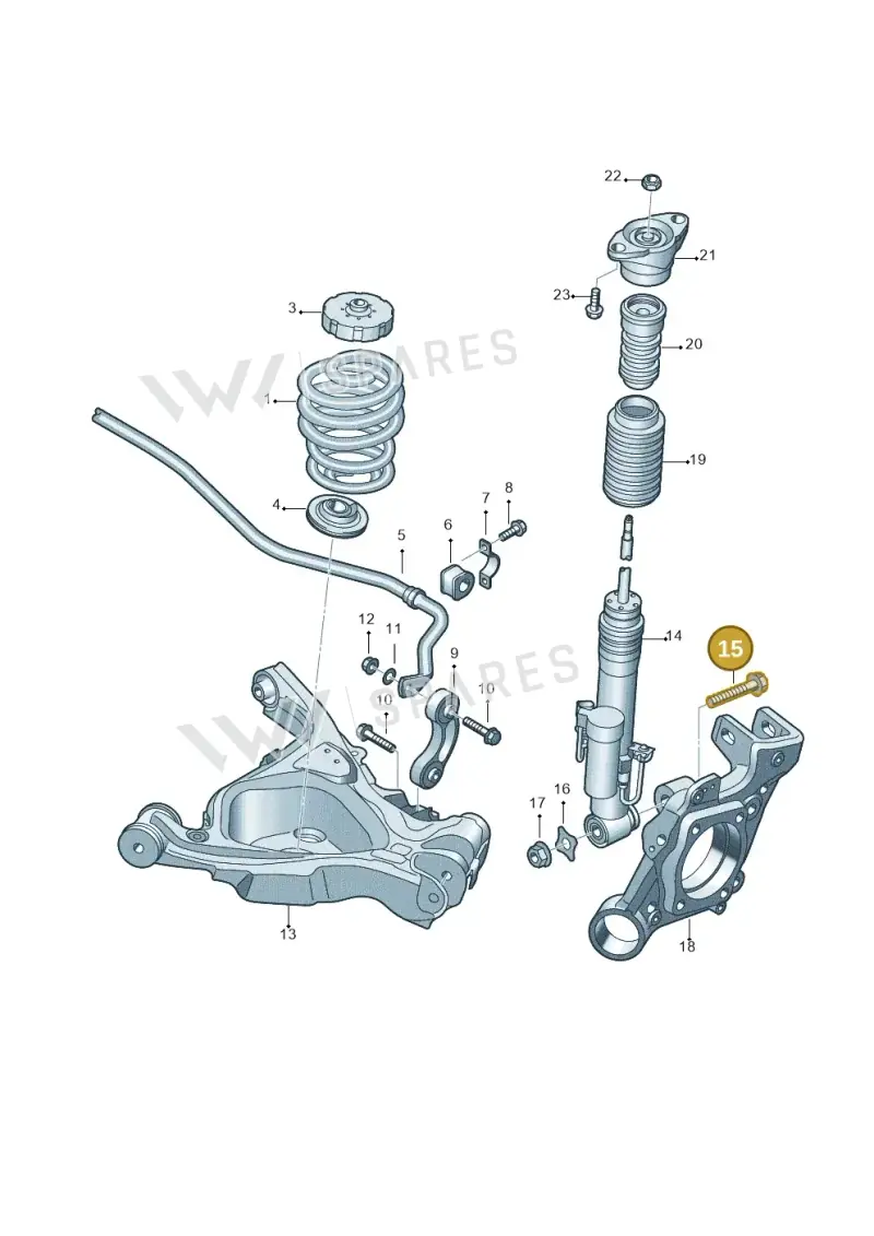 N10549402 — Audi RS6 Avant qu.5.0 (2007-2010) diagram 641511000, position 15