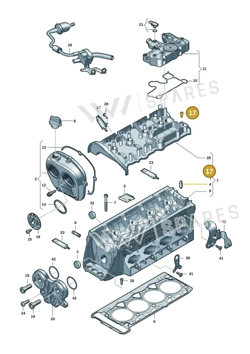 N10554005 — Volkswagen Multivan (2021-) diagram 5h0103049, position 17