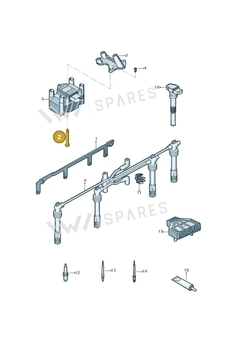 N10562603 — Volkswagen Jetta 2.0 (2015-2015) diagram 789905000, position 2