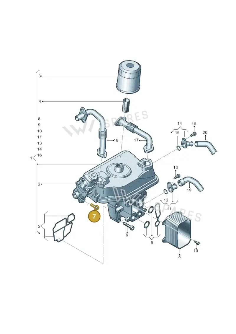 N10563402 — Volkswagen Caravelle (2015-2019) diagram 679115800, position 7