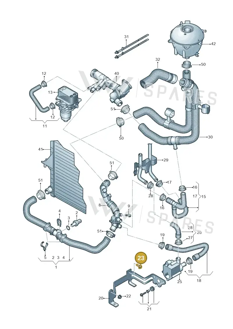 N10563402 — Volkswagen Transport. multivan (2019-2024) diagram 861121700, position 23