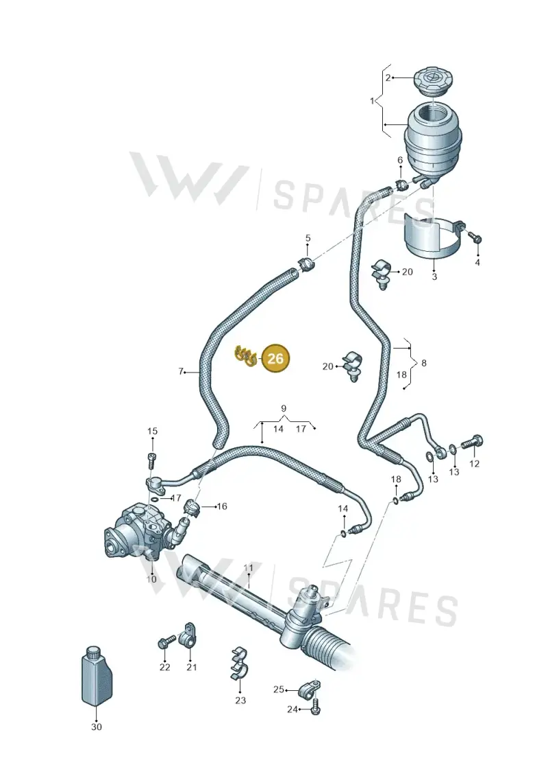 N10571601 — Volkswagen Amarok twin cab (2022-) diagram 683422500, position 26