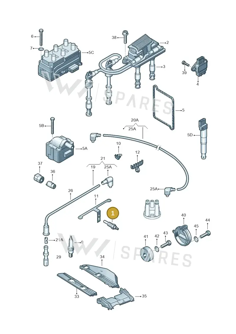 N10579201 — Volkswagen Sharan (2008-2010) diagram 162905100, position 1