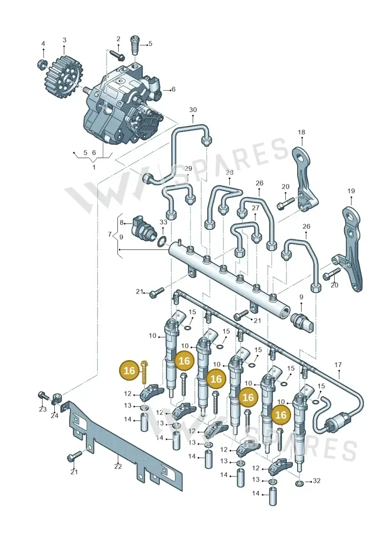 N10581102 — Volkswagen Crafter 35 panel (2011-2016) diagram 483130400, position 16