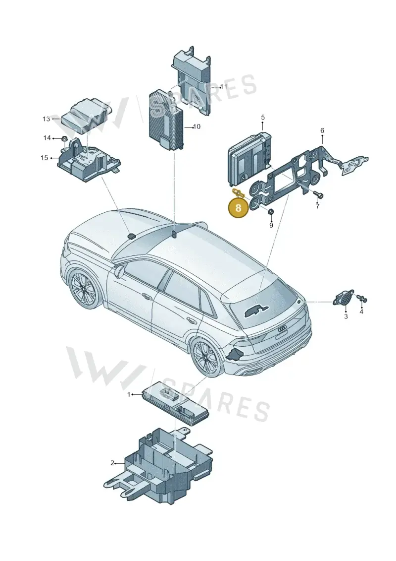 N10585401 — Audi Q8 (2018-2025) diagram 429959040, position 8