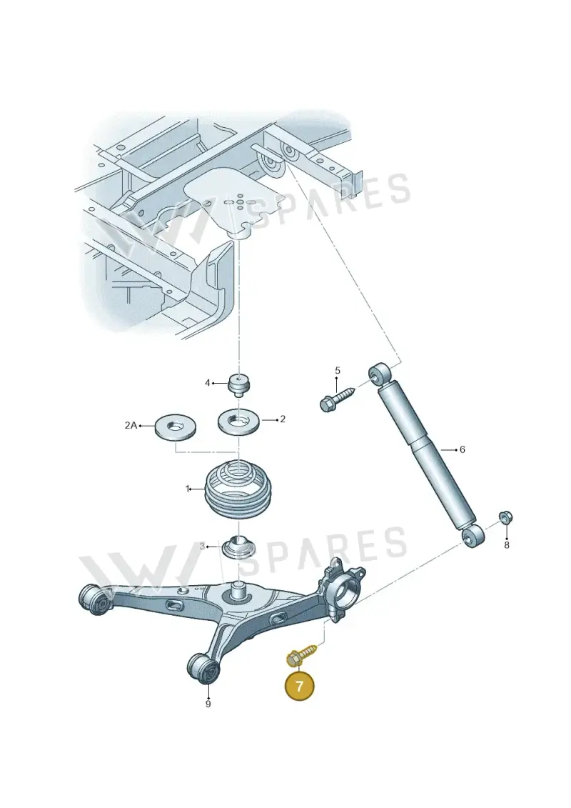 N10585602 — Volkswagen Transport. multivan (2019-2024) diagram 410511000, position 7