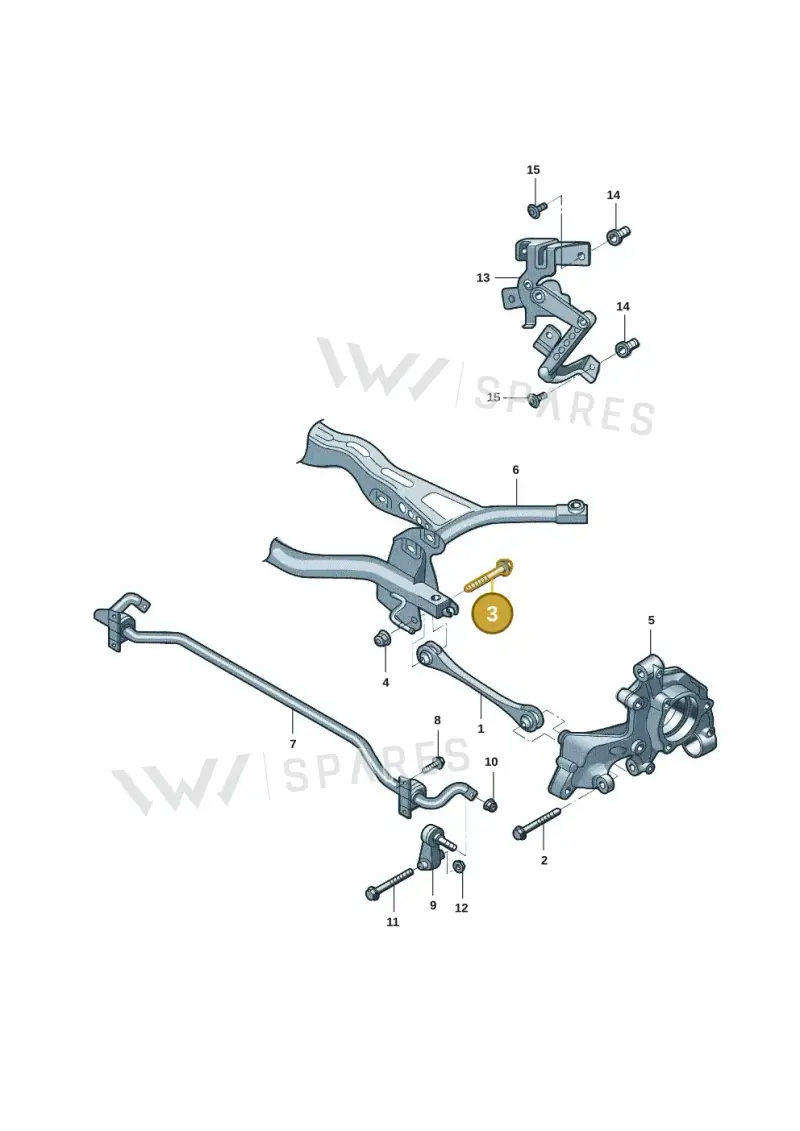 N10585602 — Volkswagen Tiguan (2024-) diagram 57d501020, position 3