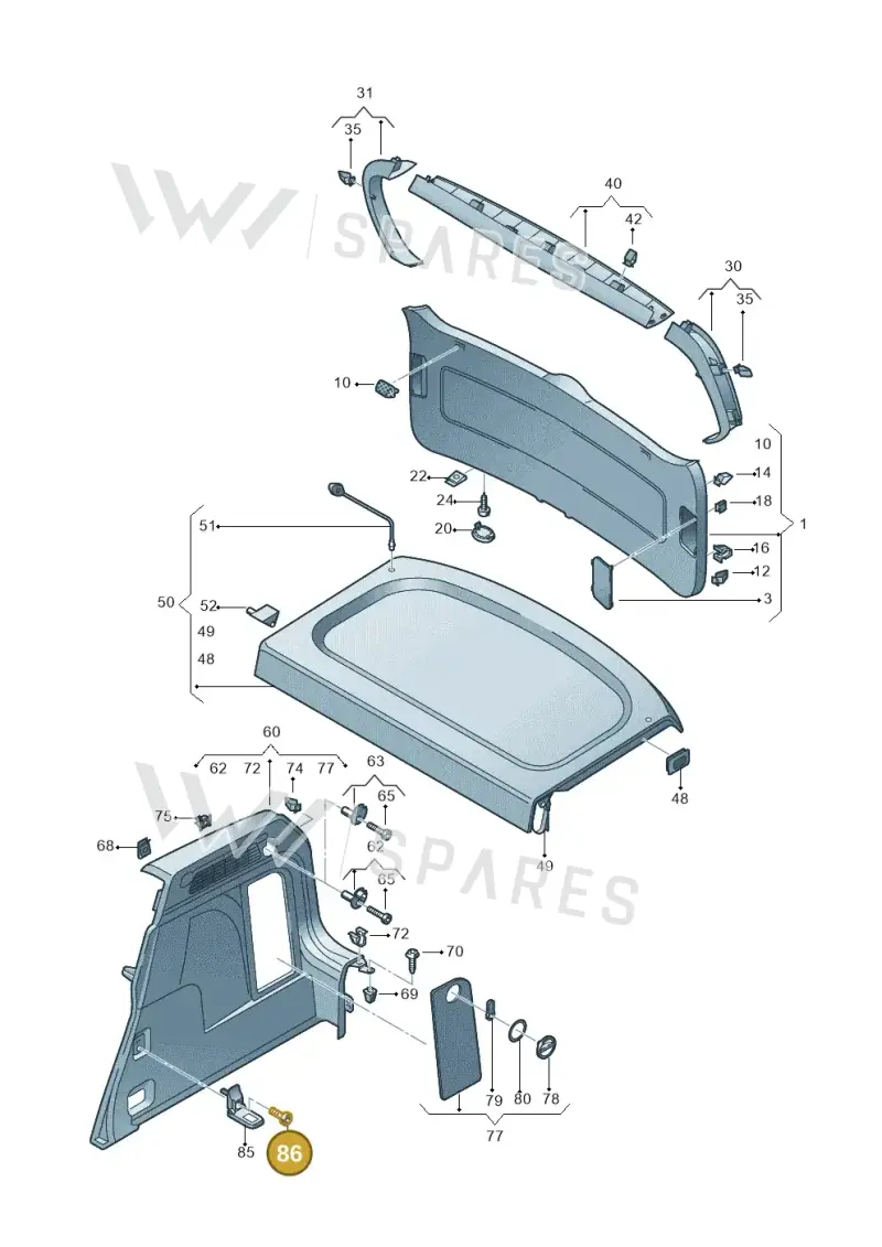 N10592201 — Volkswagen Tiguan 4Motion (2011-2018) diagram 634867800, position 86