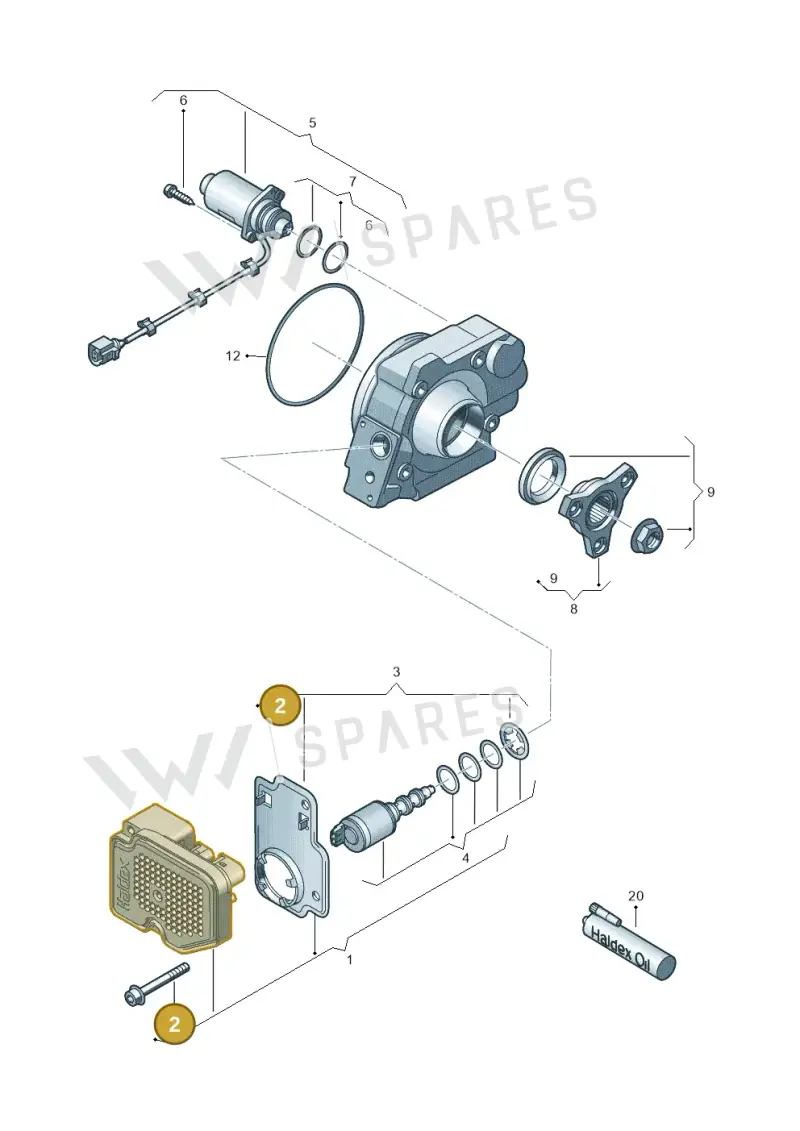 N10594801 — Volkswagen Caravelle (2015-2019) diagram 634525150, position 2