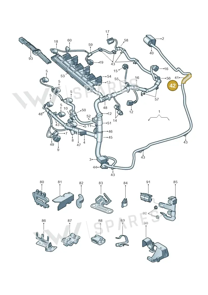 N10596501 — Skoda Superb (2013-2015) diagram 632971250, position 42