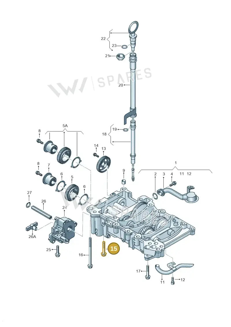 N10601402 — Volkswagen Sharan (2008-2010) diagram 475115200, position 15