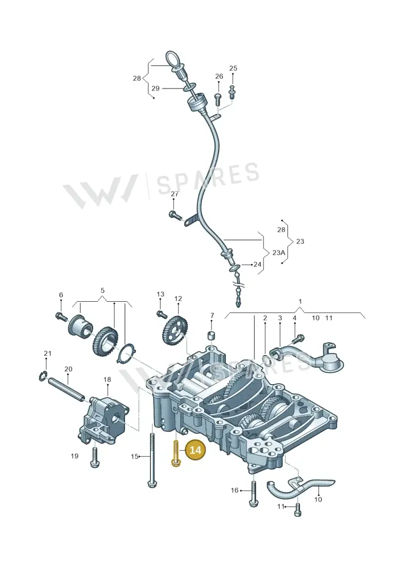 N10601402 — Volkswagen Amarok twin cab (2022-) diagram 679115400, position 14