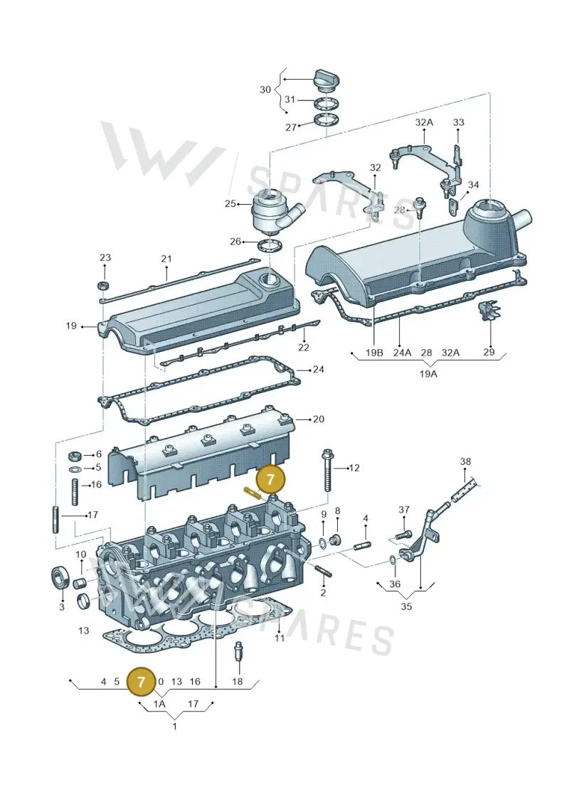 N10604201 — Volkswagen Lavida (2008-2013) diagram 266103450, position 7
