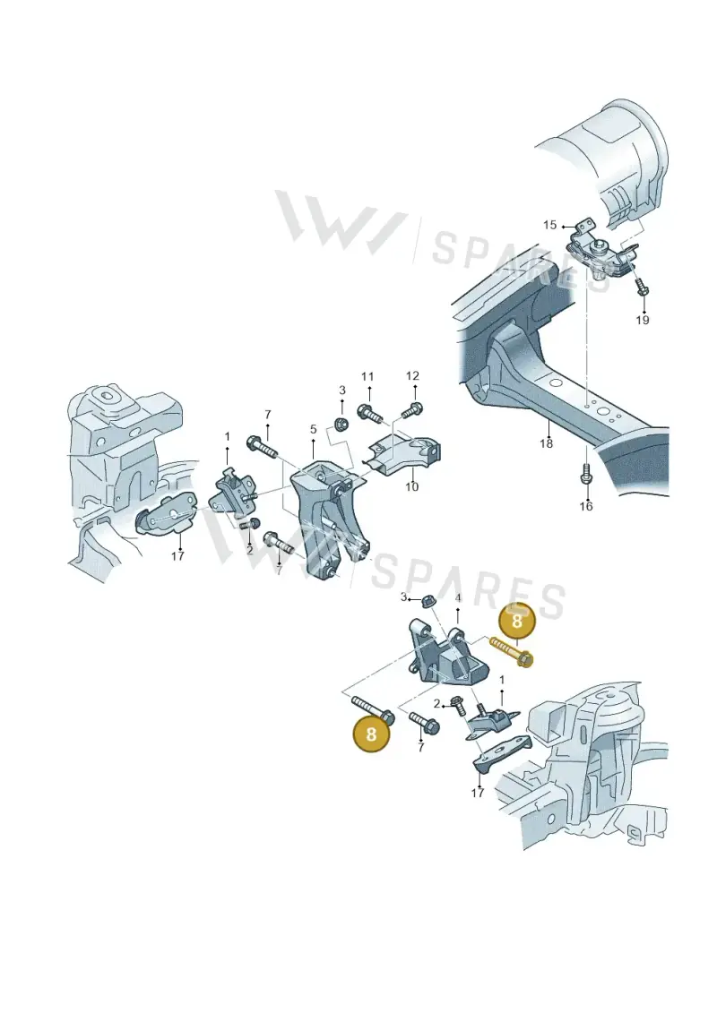 N10625901 — Volkswagen Amarok twin cab (2016-2022) diagram 894199200, position 8