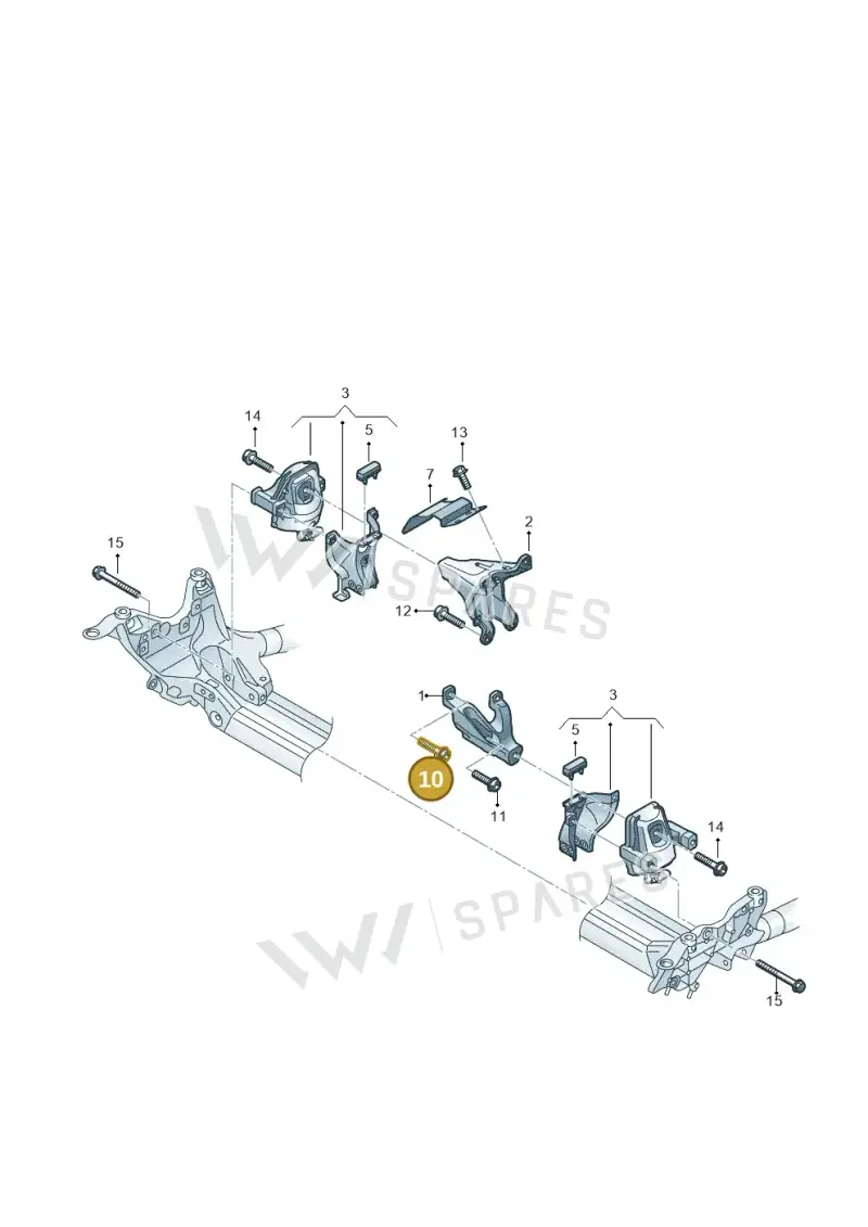 N10625902 — Audi A4L 2.0 (2008-2012) diagram 636199070, position 10