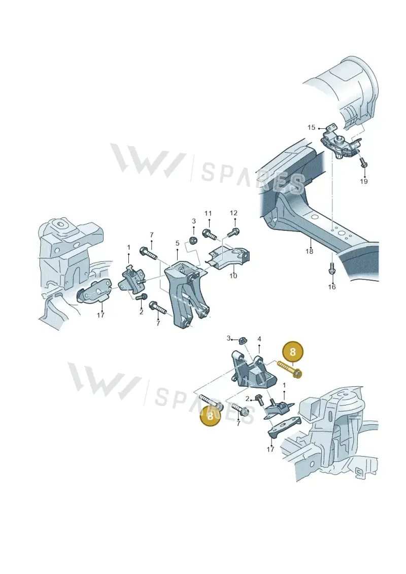 N10625902 — Volkswagen Amarok twin cab (2009-2012) diagram 894199200, position 8