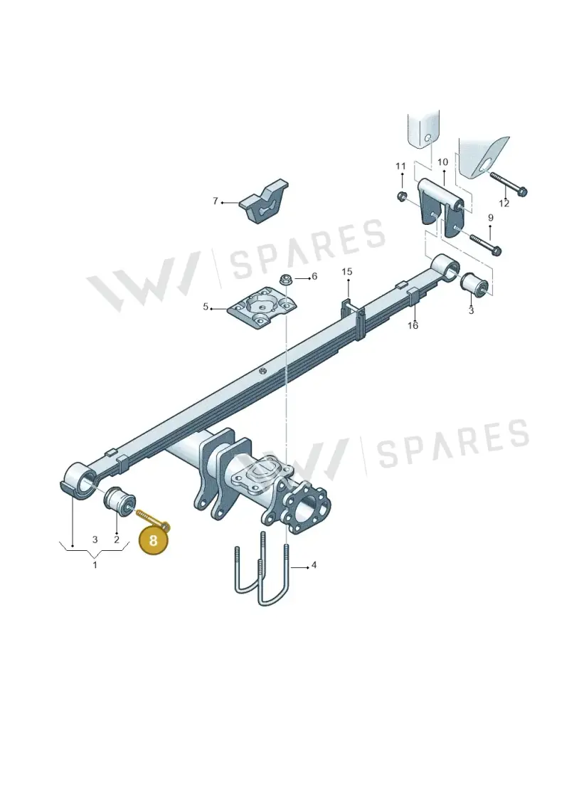 N10629501 — Volkswagen Amarok twin cab (2016-2022) diagram 683511000, position 8