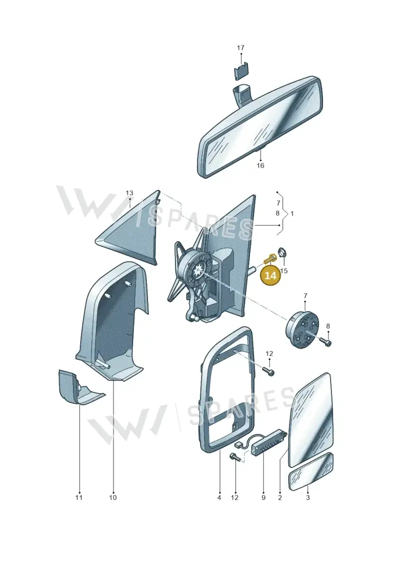 N10632001 — Volkswagen Crafter 35 panel (2011-2016) diagram 722857400, position 14