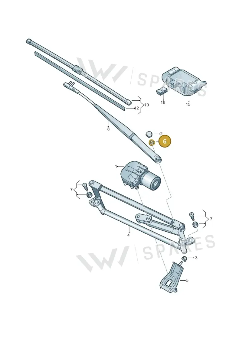 N10643101 — SEAT Altea XL (2013-) diagram 420955000, position 6