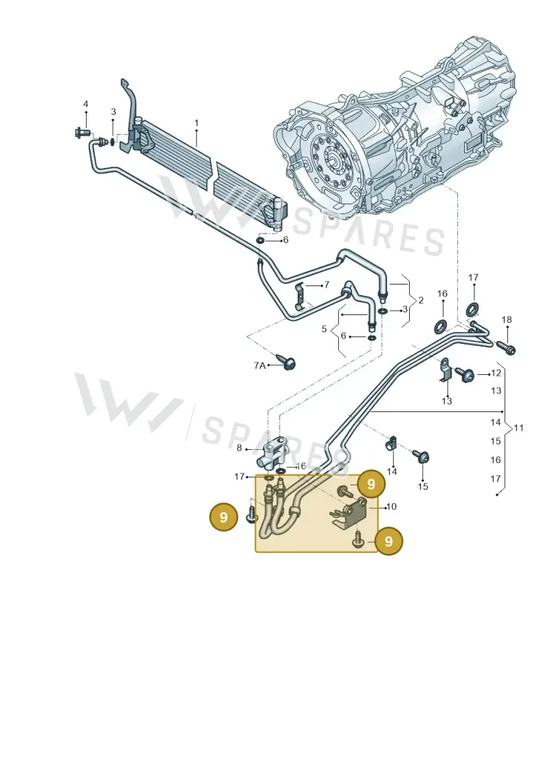N10644403 — Volkswagen Amarok twin cab (2022-) diagram 2ha317012, position 9