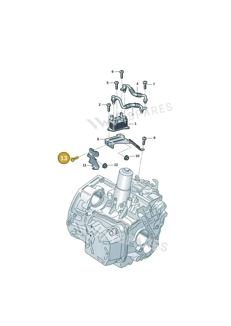 N10644901 — Volkswagen Transport. multivan (2019-2024) diagram 7ep317500, position 13