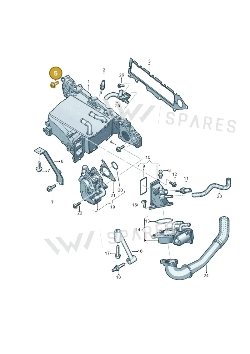 N10649401 — Volkswagen Tiguan 2.0 (2023-) diagram 884129800, position 5