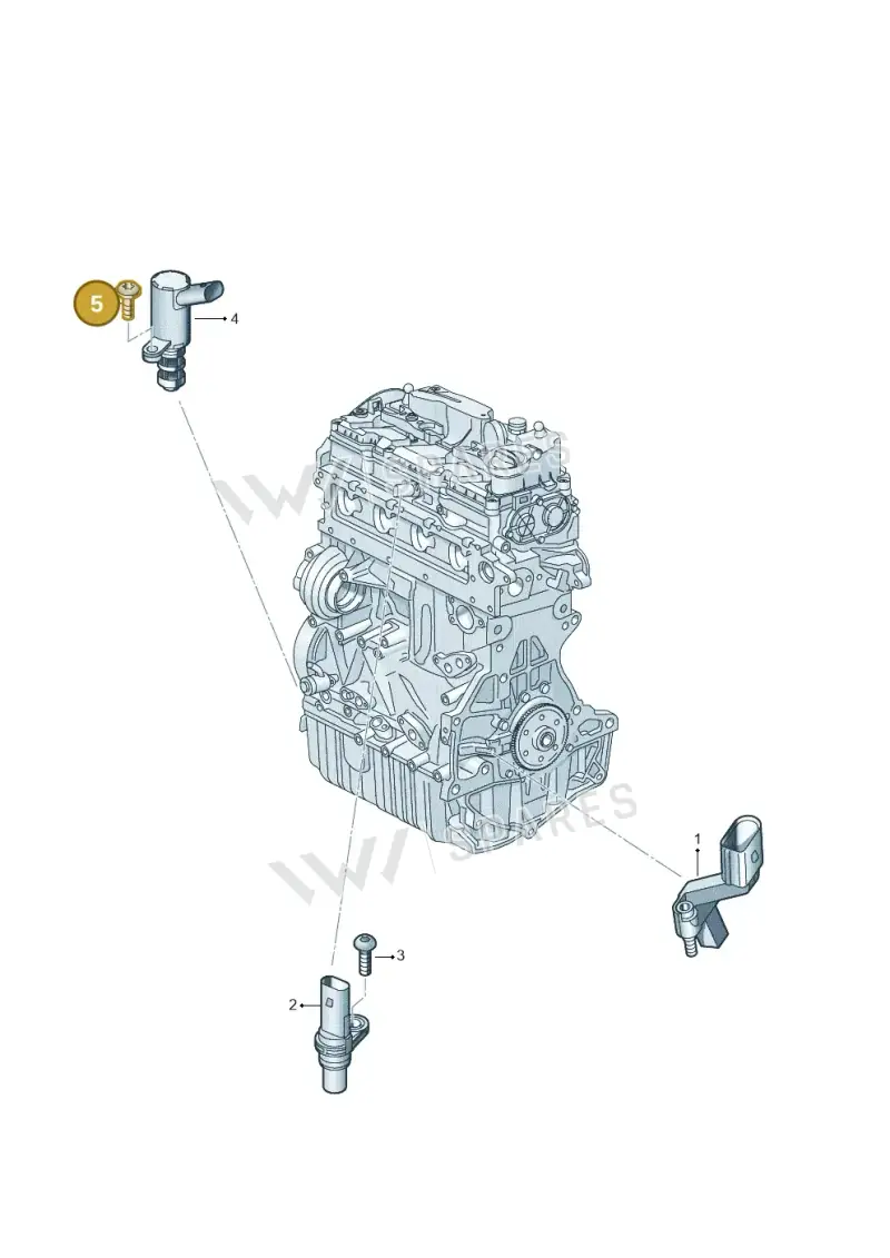 N10650701 — Volkswagen Caddy Maxi Kombi (2020-2024) diagram 5h0906042, position 5