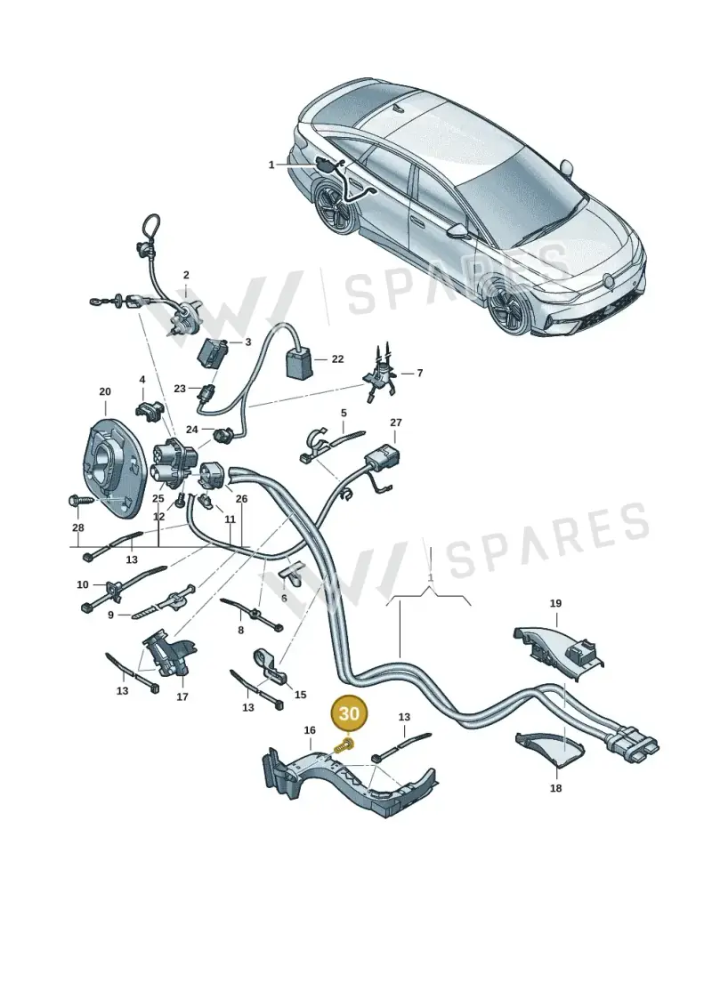 N10653301 — Volkswagen ID.7 Limousine Pro (2023-) diagram 14b970150, position 30