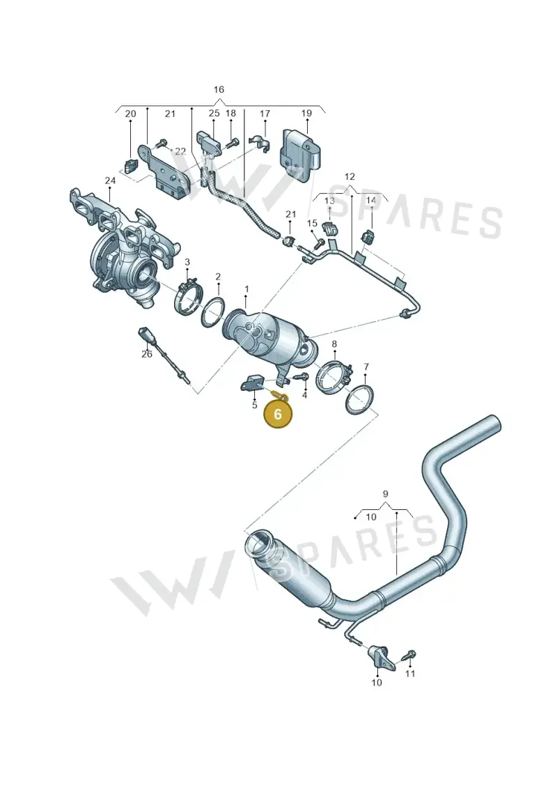 N10653501 — Volkswagen MAN TGE 55 (2016-2021) diagram 806253010, position 6
