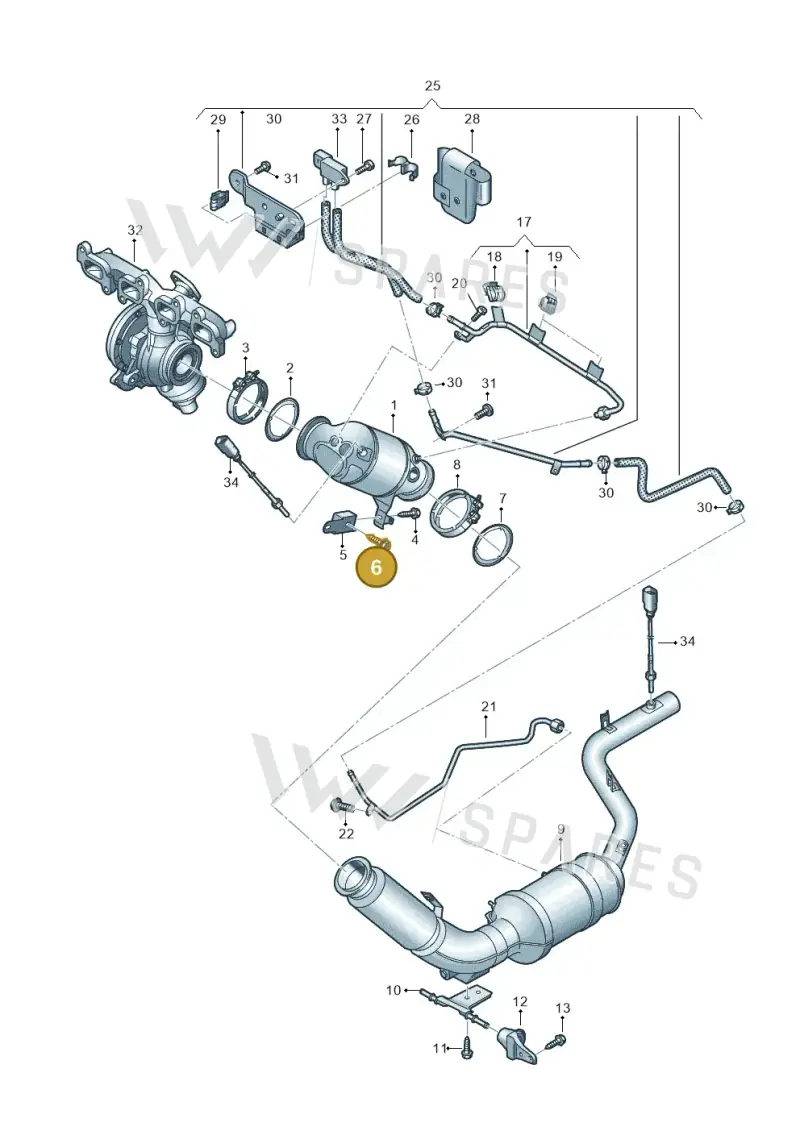 N10653501 — Volkswagen MAN TGE 55 (2016-2021) diagram 806253900, position 6