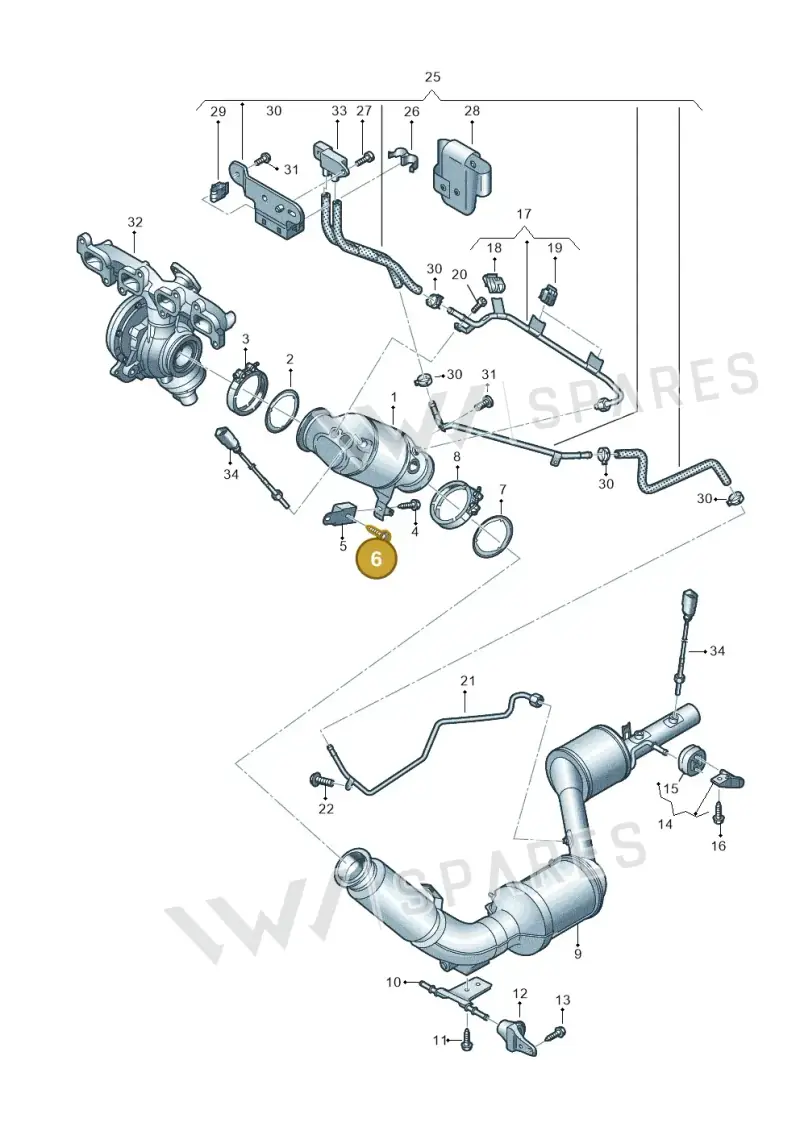 N10653501 — Volkswagen MAN TGE 55 (2016-2021) diagram 806253920, position 6