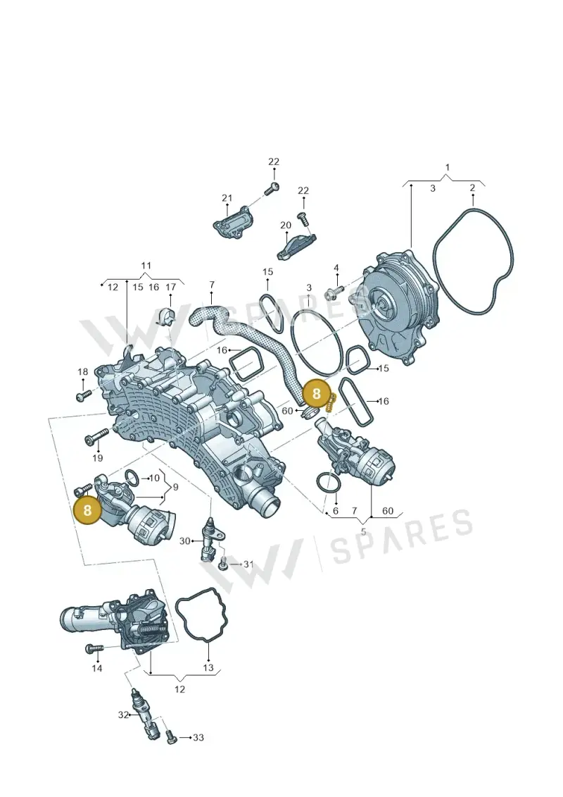 N10653603 — Audi A8 (2017-2025) diagram 859121030, position 8