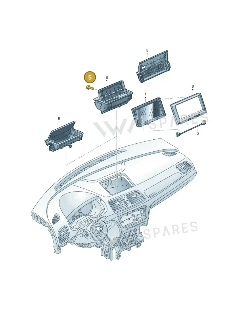 N10653901 — Audi Q3 1.4 (2016-) diagram 728919000, position 5