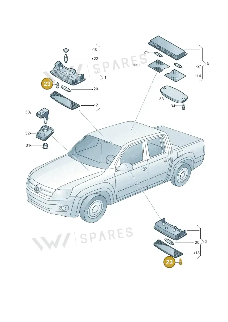 N10656602 — Volkswagen Amarok twin cab (2022-) diagram 683947000, position 23